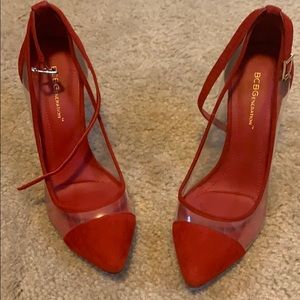 BCBG Generation Red Pumps